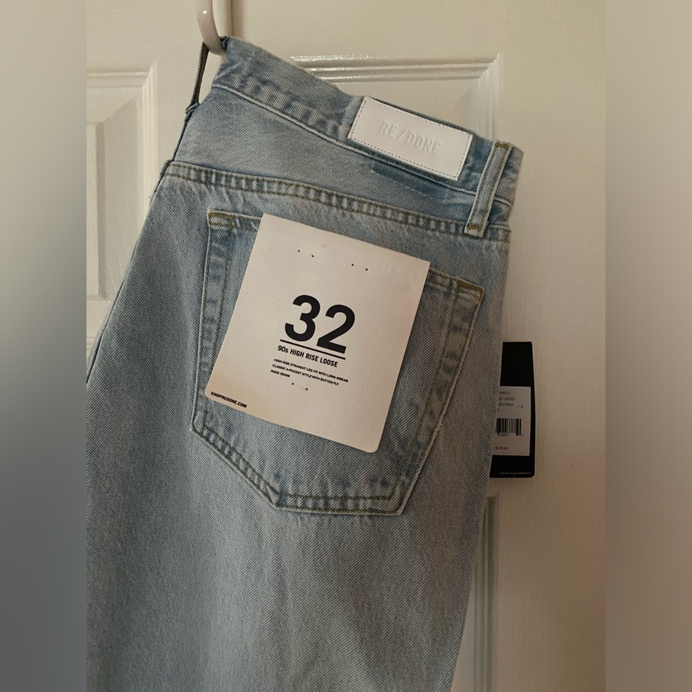 NWT RE/DONE 90’sHigh Rise Loose Jeans